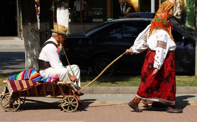 UKR-Účastníci huculského festivalu, Ukrajina